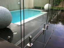 Load image into Gallery viewer, Glass Pool Fence Panel 12mm clear toughened sizes range from 200mmW to 2000mmW x 1200mmH