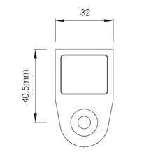 Load image into Gallery viewer, NANORAIL 25X21MM WALL PLATE