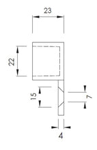 Load image into Gallery viewer, NANORAIL 25X21MM WALL PLATE