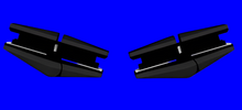 Load image into Gallery viewer, Atlantic Glass to Glass Soft Closing Hinge Set
